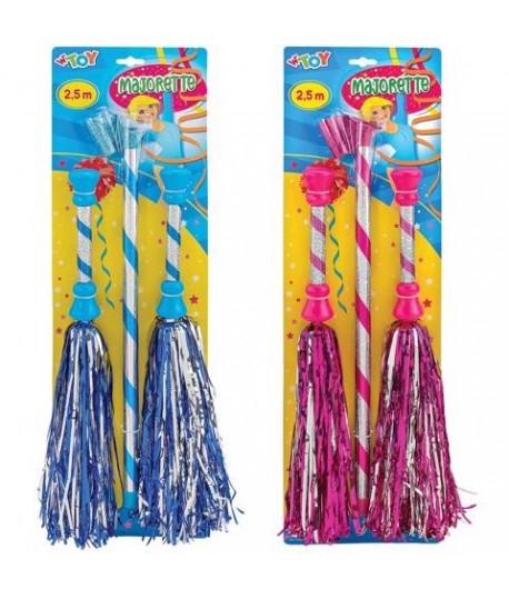 GLOBO 38027 SET MAJORETTE POM POM+NASTRO