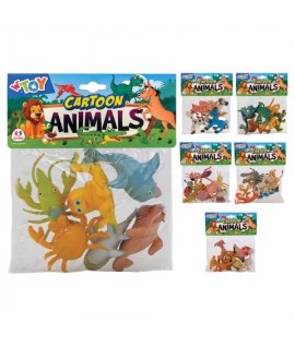 GLOBO 39591 ANIMALI COMICI 6PZ