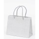 SHOPPER STAR GLITTER BIANCO 23X10X18H