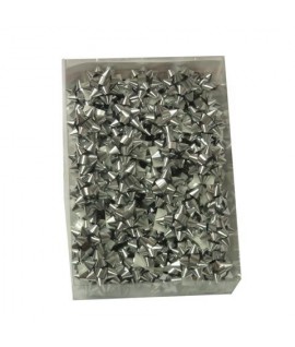 FIOCCO METAL 10MM ARGENTO DIA.50 72PZ