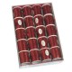 NASTRO METAL 10MM 10MT ROSSO NATALE 20PZ