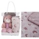 LLOPIS 25534 SET COPERTINA+ORSO ROSA