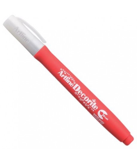 PENNARELLO ARTLINE DECORITE BRUSH ROSSO