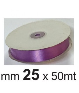 NASTRO DOPPIO RASO B125 MM25 VIOLA 50M