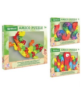 GLOBO 40592 AMICO PUZZLE LEGNO 26PZ