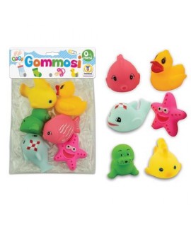 TEOREMA 66800 GOGO ANIMALI GOMMOSI 6PZ