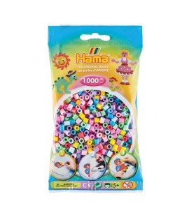 HAMA 207-50 PERLINE*STIRO PASTEL 1000PZ