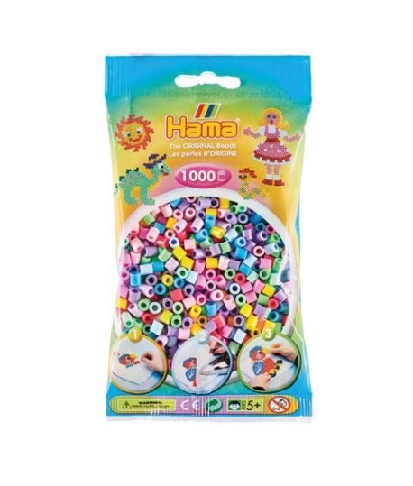 HAMA 207-50 PERLINE*STIRO PASTEL 1000PZ