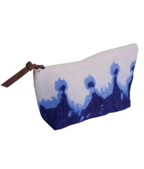 POCHETTE JUTA BIANCO/BLU 100764 22*14*77