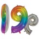 MYLAR NUMERO 9 MULTICOLOR 994789-01