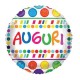 MYLAR TONDO AUGURI 18" C/POIS 988641-01