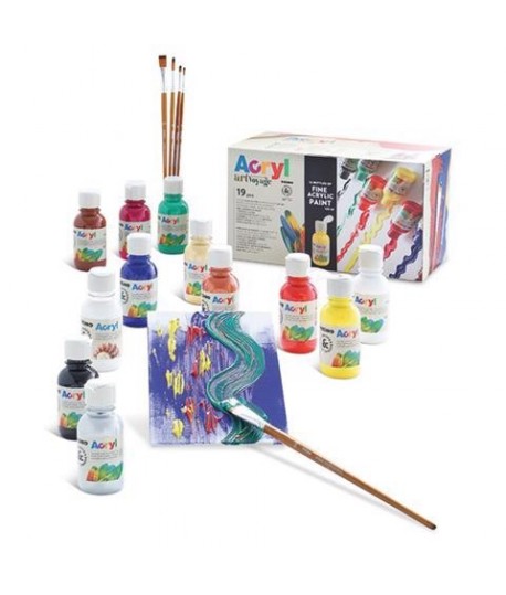 TEMPERA ACRYL PRIMO ART VOYAGE SET 19PZ