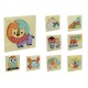 GLOBO 39938 PUZZLE LEGNO ANIMALI/MEZZI