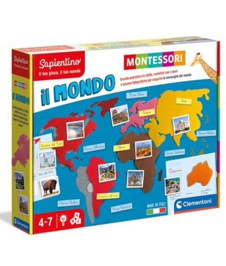 CLEMENTONI MONTESSORI 16371 IL MONDO