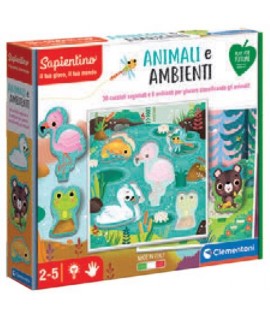 CLEMENTONI 16375 ANIMALI E AMBIENTI