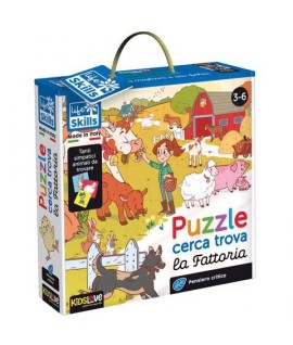 LISCIANI 90334 MEGA PUZZLE LA FATTORIA