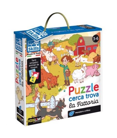 LISCIANI 90334 MEGA PUZZLE LA FATTORIA