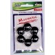 MAGNETI LEBEZ MR20 D.2CM NERO 12PZ