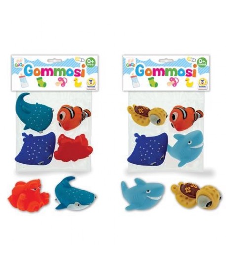 TEOREMA 67175 ANIMALI MARINI GOMMOSI 4PZ