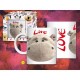 TAZZA CERAMICA LOVE IPPOPOTAMO 7237 3