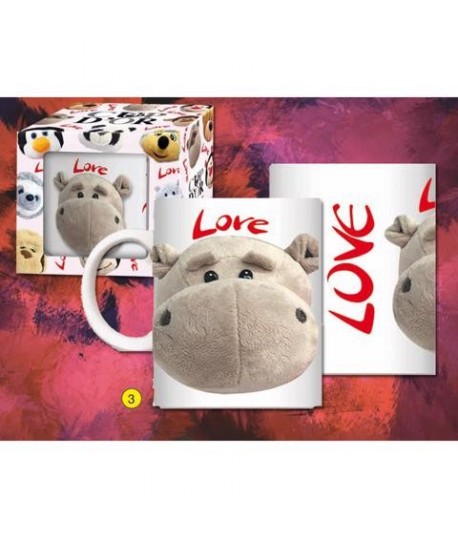 TAZZA CERAMICA LOVE IPPOPOTAMO 7237 3