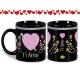 TAZZA NERA IN CERAMICA LOVE 7153