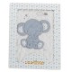 LLOPIS 25666 COPERTA ELEFANTE AZZURRO